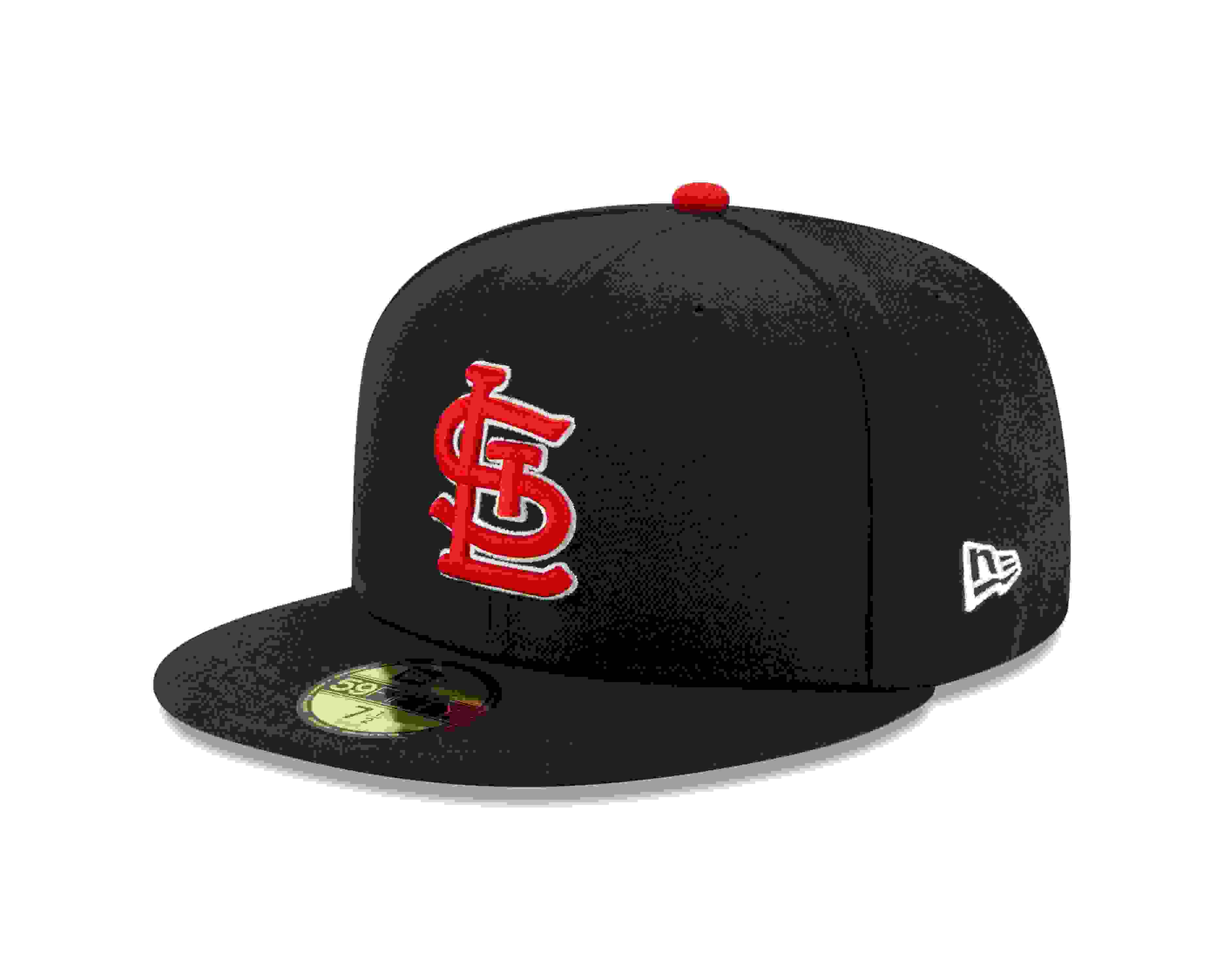 New Era St. Louis Cardinals 59FIFTY Authentic Collection Black Fitted Hat